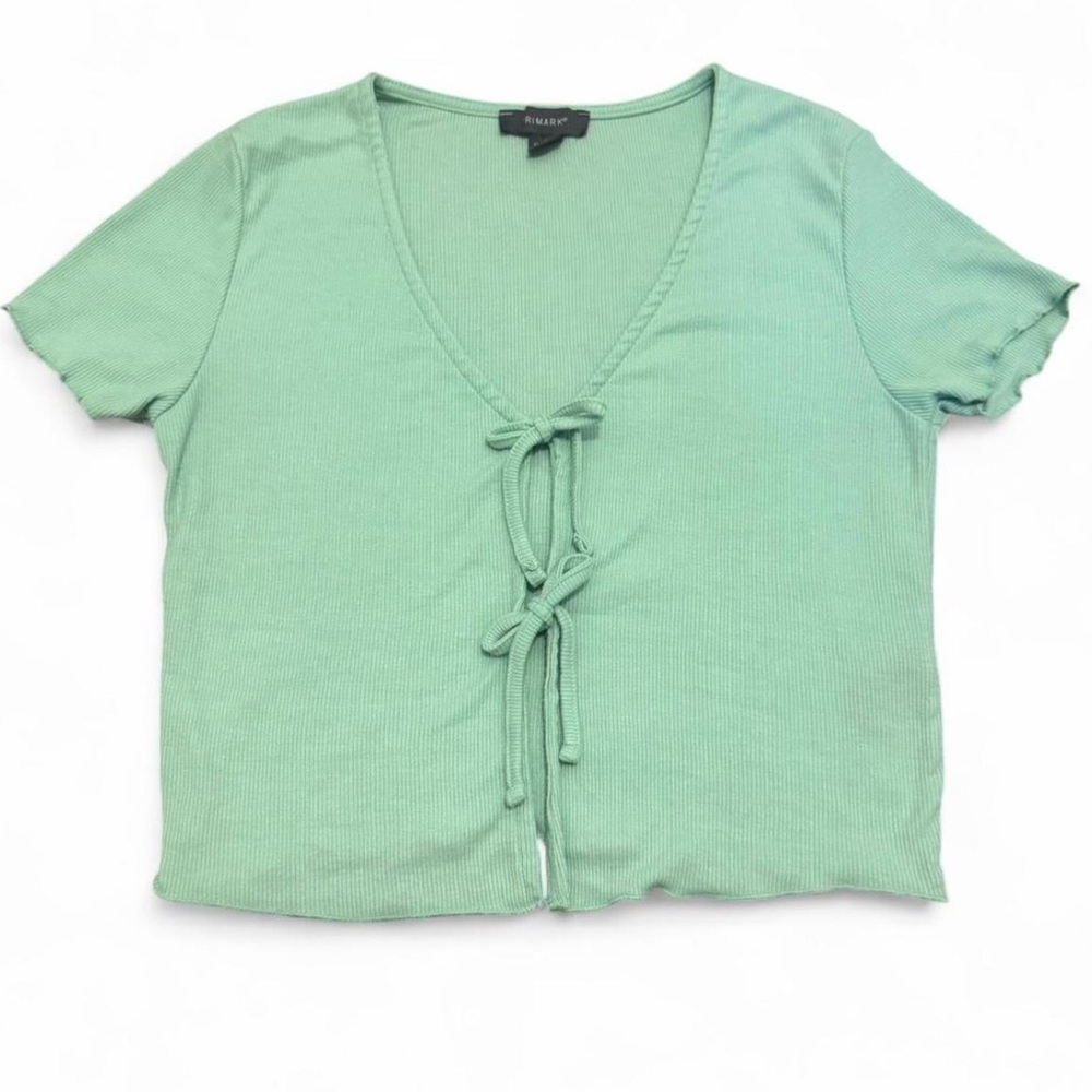 Light Green Crop Top